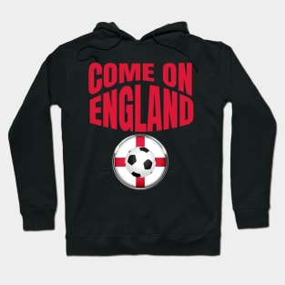 England Flag Soccer Shirt Come On England Soccer Jersey Football T-Shirt Hoodie